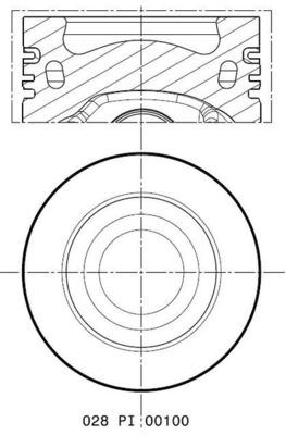 MAHLE 028PI00100002 Motor Piston Segman (81.51mm 0.00) Golf Vivijetia | Passat Scirocco Tiguan Aj A4 Ad Wd A6 11 Altea Exeo Leon Toledo Iii Octavia Superb Yeti Caga Cagb Cega Cbdb 2.0 Tdi 03>16